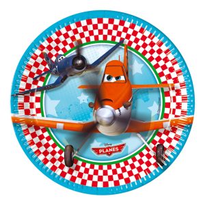 Papperstallrikar Disney Flygplan - 8-pack