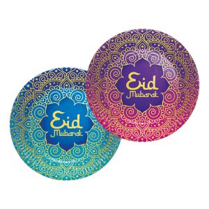 Papperstallrikar Eid Mubarak - 8-pack