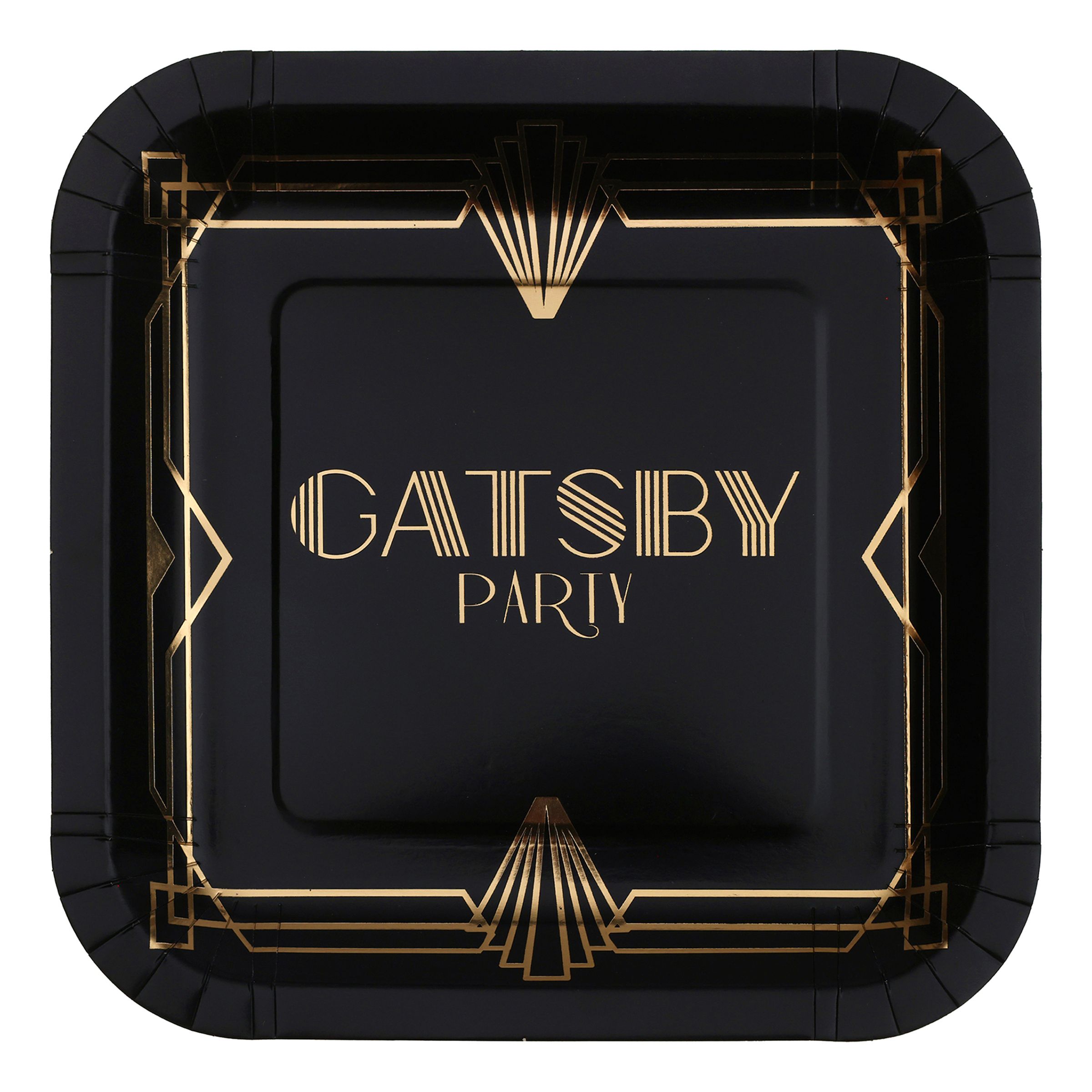 Papperstallrikar Gatsby Noir - 10-pack