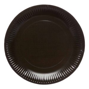Papperstallrikar Griffelsvart - 8-pack