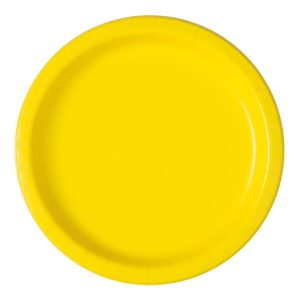 Papperstallrikar Gul - 16-pack