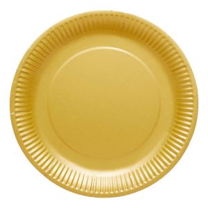 Papperstallrikar Guld - 8-pack