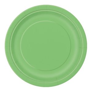 Papperstallrikar Ljusgrön - 16-pack
