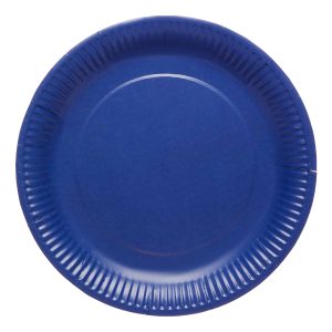 Papperstallrikar Mörkblå - 8-pack