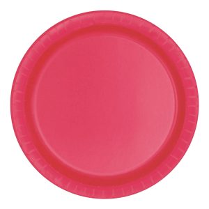 Papperstallrikar Röda - 16-pack