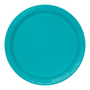 Papperstallrikar Turkosa - 8-pack