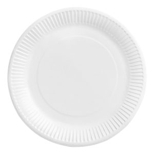 Papperstallrikar Vita - 8-pack