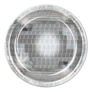 Papperstallrikar Discokula - 8-pack