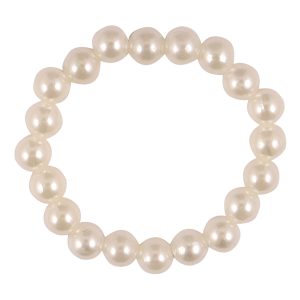 Pärlarmband Vit
