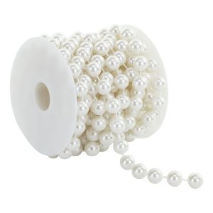 Pärlband Vit - 5 meter