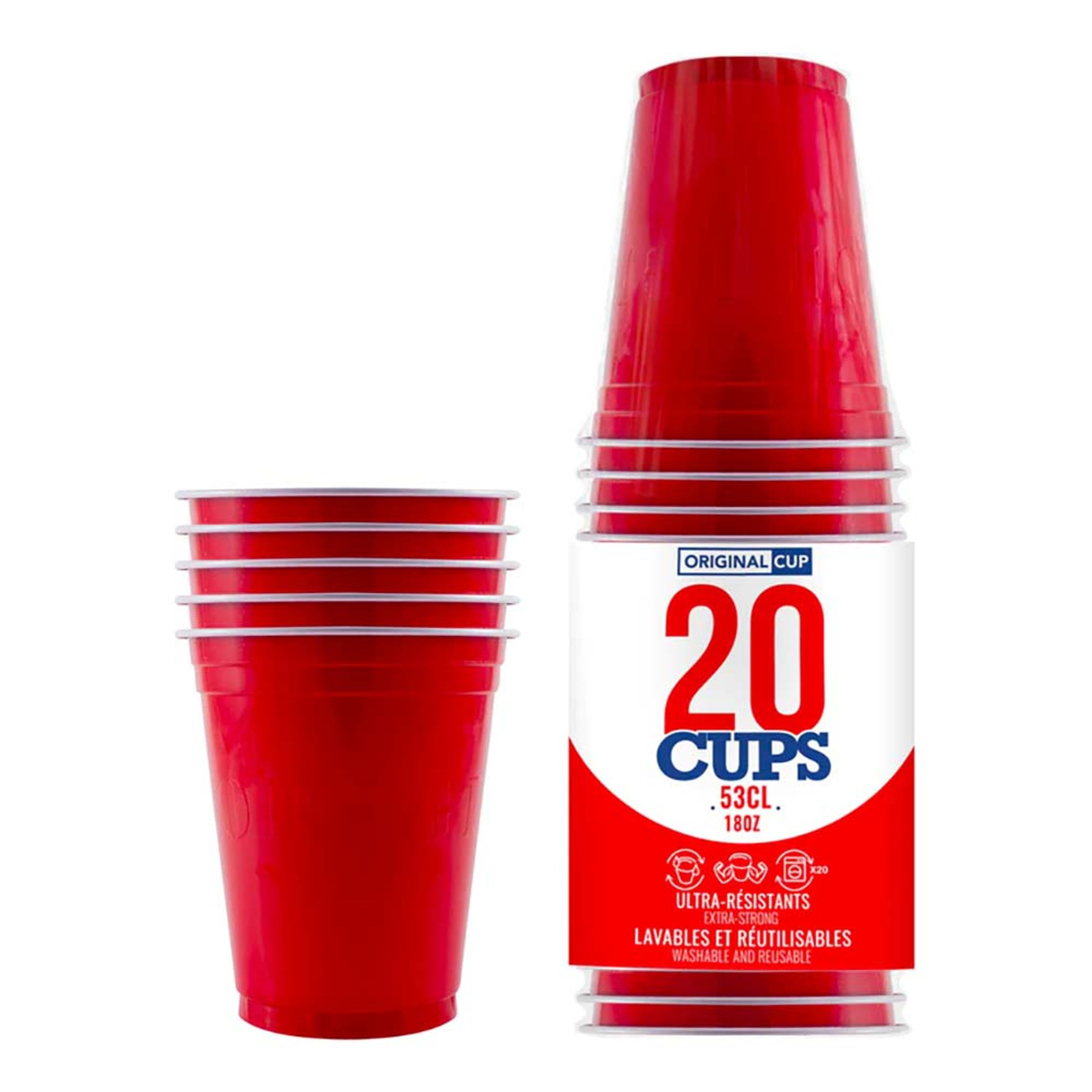 Party Cups Röd - 20-pack