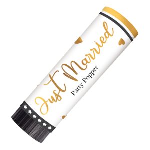 Konfettikanoner Just Married - 2-pack