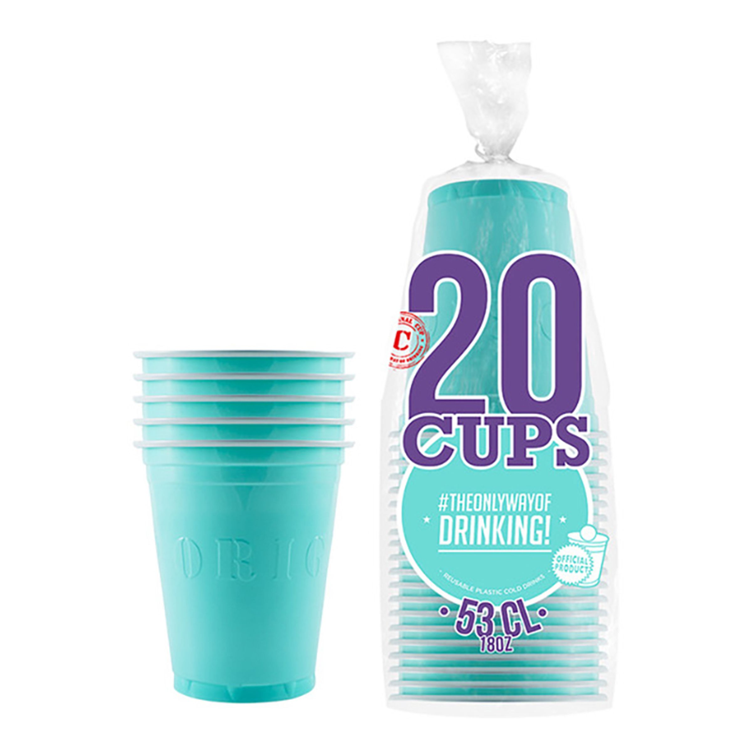 Party Cups Turkos - 20-pack