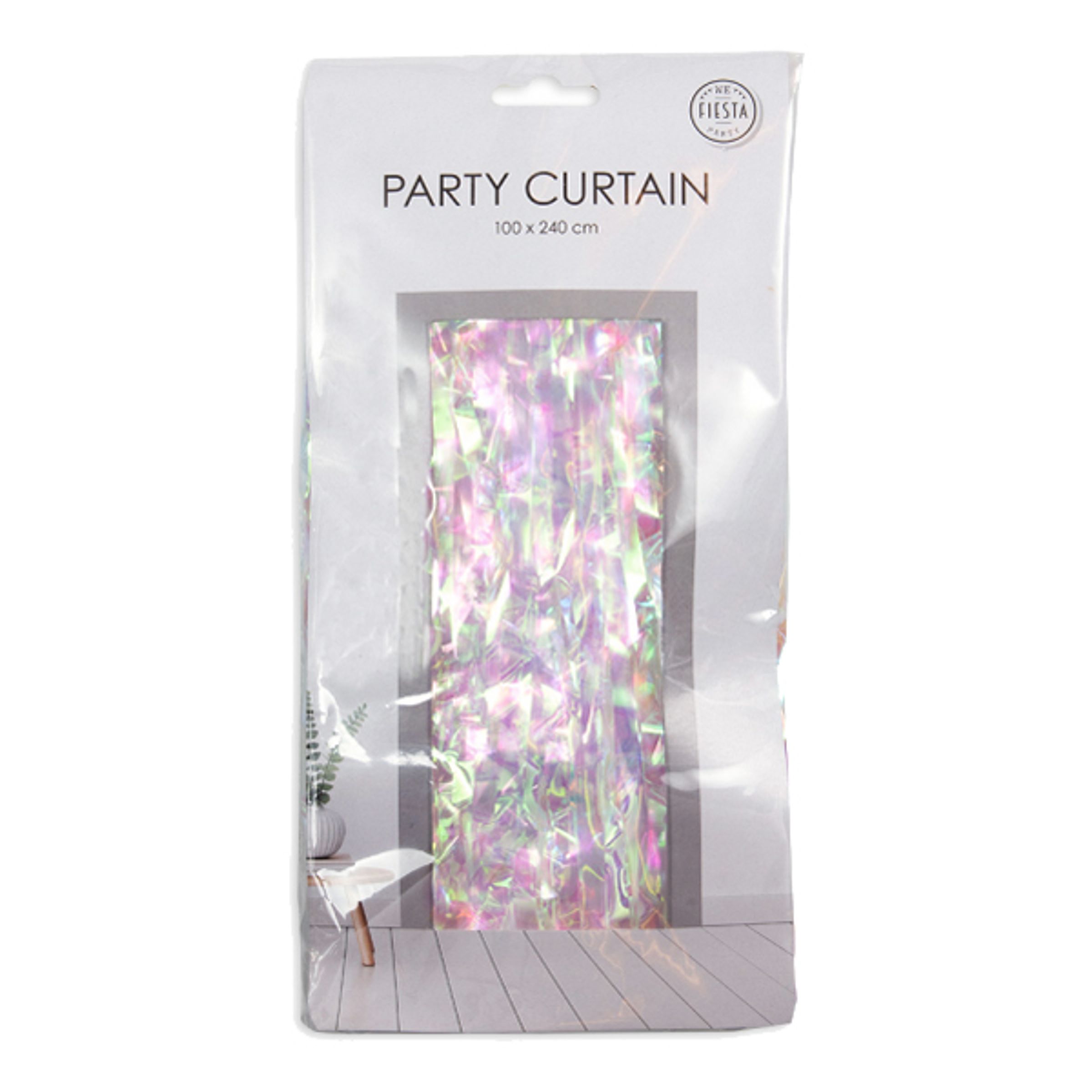 Dörrdraperi Regnbågsskimrande