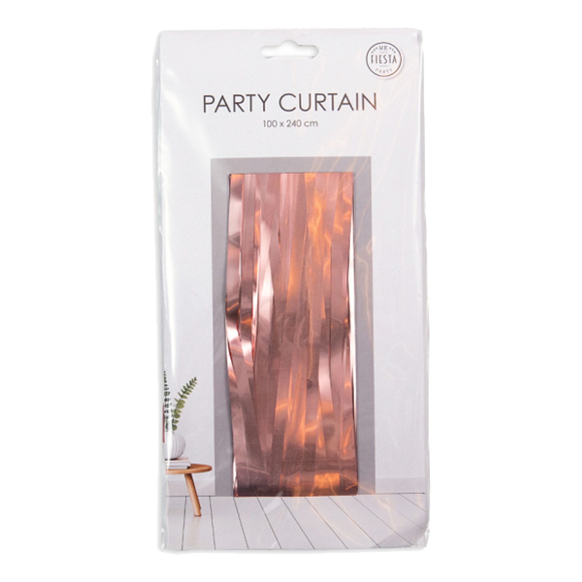 Dörrdraperi Roséguld