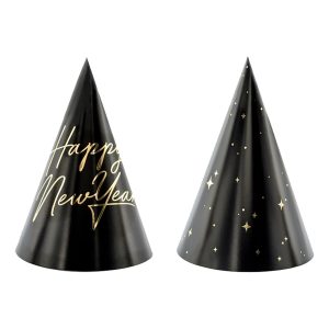 Partyhattar Happy New Year - 6-pack