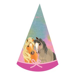 Partyhattar Hästar - 8-pack