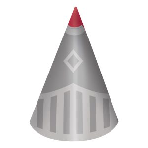 Partyhattar Riddare - 8-pack