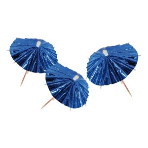 Partypicks Drinkparaply Blå - 10-pack