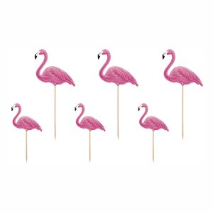 Partypicks Flamingo - 6-pack