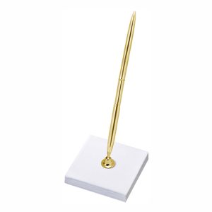 Penna med Hållare Guld