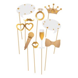 Photo Booth Props Kit Bröllop