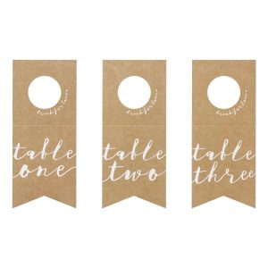 Placeringskort för Flaska - 10-pack