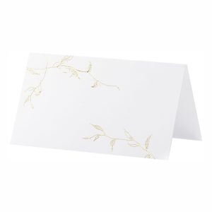 Placeringskort Grenar Guld - 10-pack