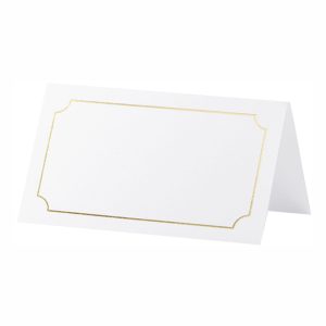 Placeringskort Guldram - 10-pack