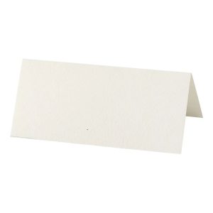 Placeringskort Råvit - 20-pack