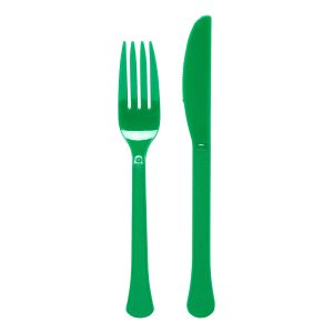 Plastbestick Grön - 24-pack