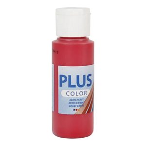Plus Color Hobbyfärg - Berry Red