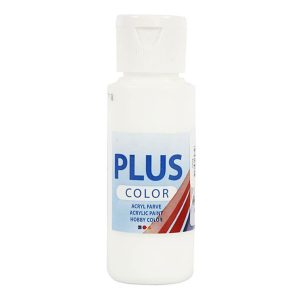 Plus Color Hobbyfärg - Vit