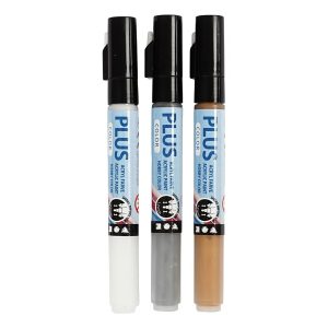 Plus Color Tusch - Guld/Silver/Vit