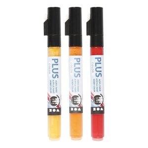 Plus Color Tusch - Gul/Orange/Röd
