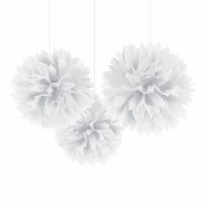 Pom-Poms Vita Takdekoration - 3-pack