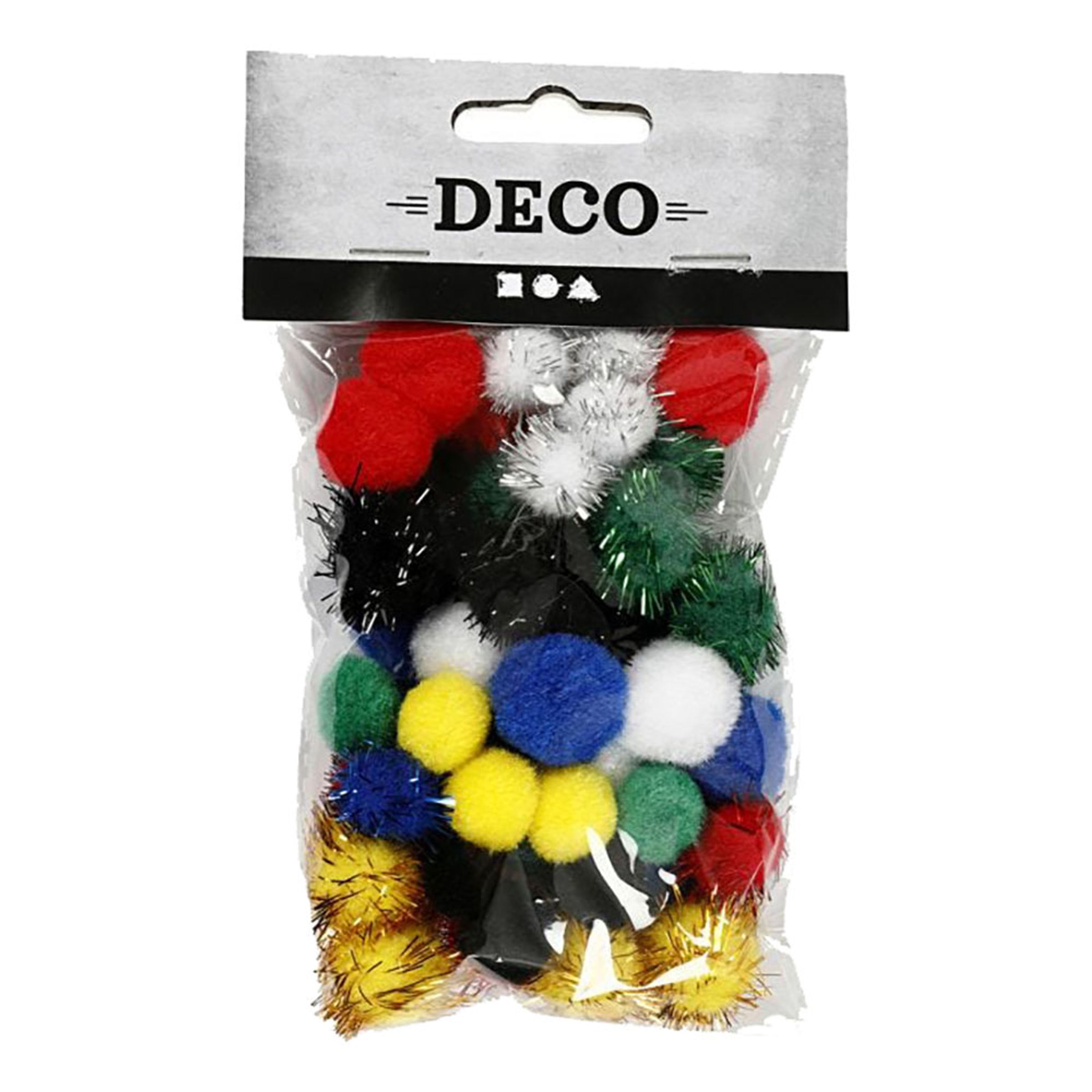 Pompome Mixade Färger - 48-pack