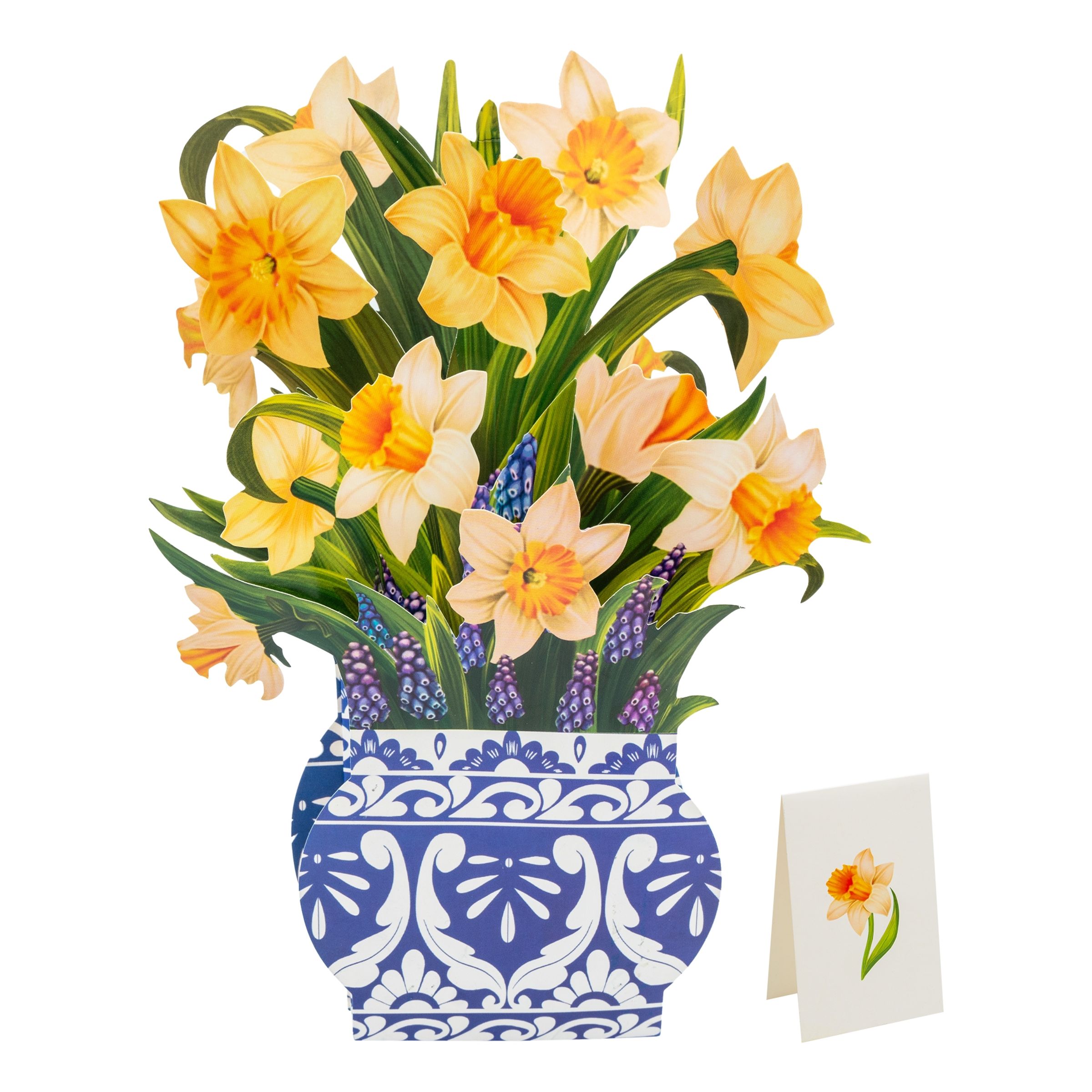 Pop Up-kort Blommor - Påsklilja