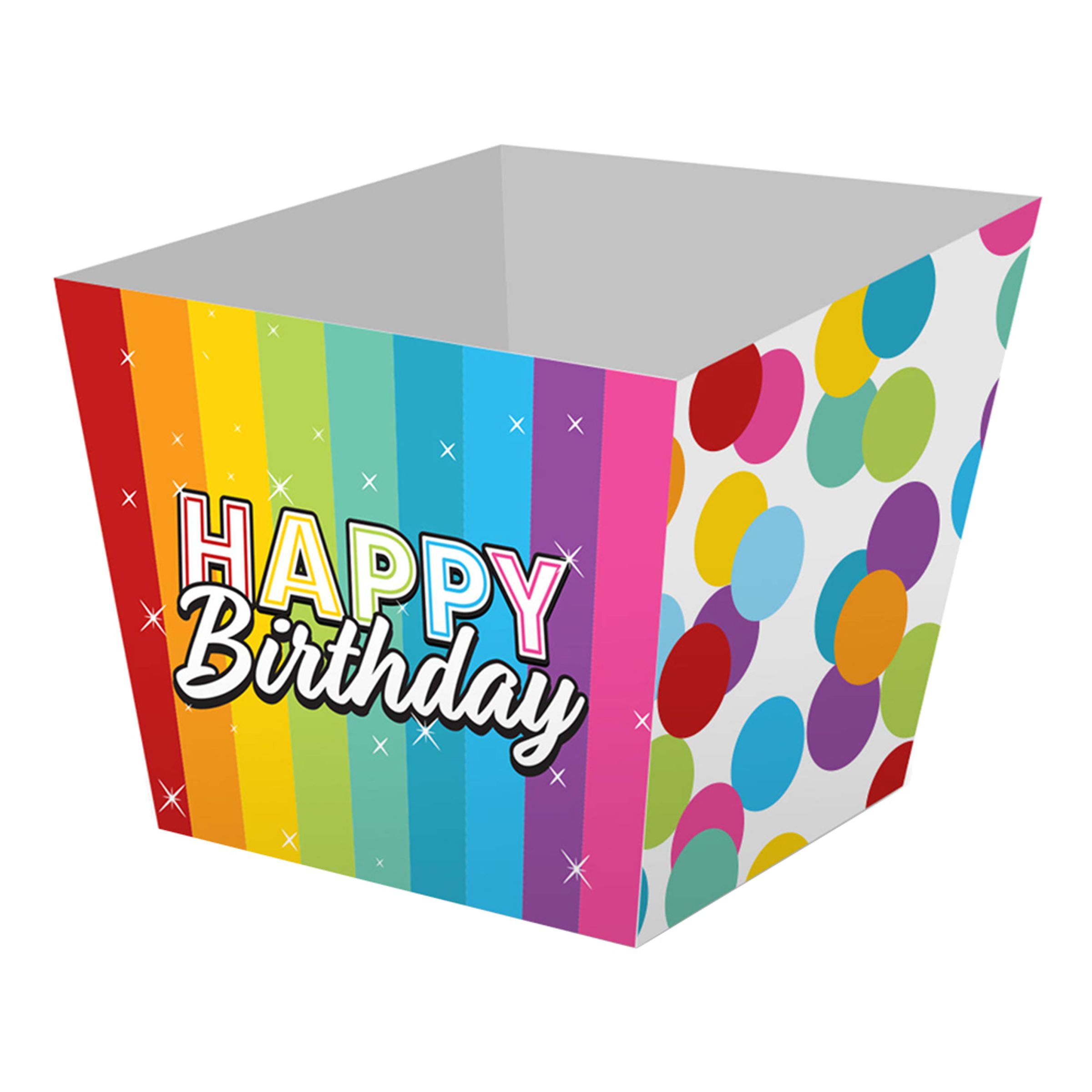 Popcornbägare Rainbow