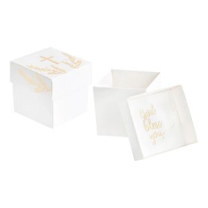 Presentaskar Konfirmation Guld - 10-pack