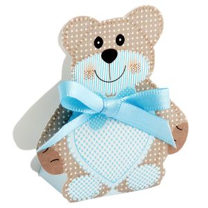 Presentaskar Nalle Ljusblå