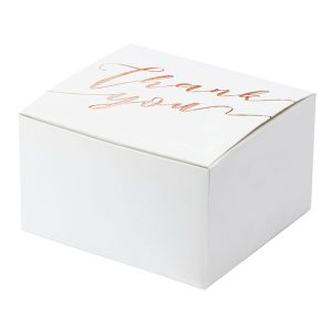 Presentboxar Thank You Vit - 10-pack