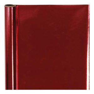 Presentpapper Metallic Röd