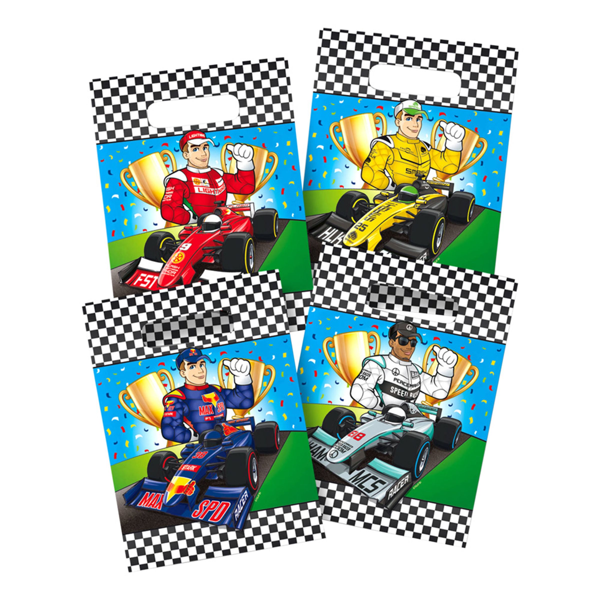 Presentpåsar Formula - 8-pack