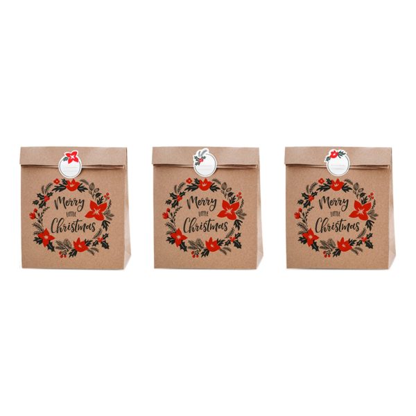 Presentpåsar Merry Little Christmas - 3-pack