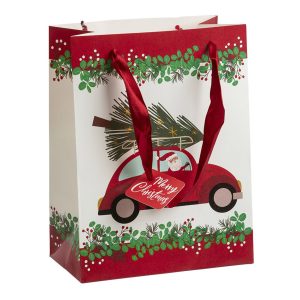 Presentpåse Julbil - Stor