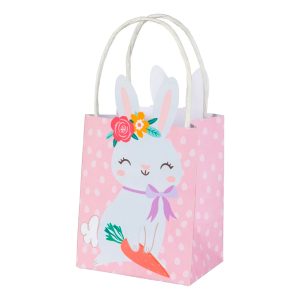 Presentpåse Påskkanin Rosa
