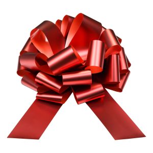 Presentrosett XL Röd DIY - 30 cm