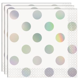 Prickiga Kaffeservetter Regnbågsskimrande