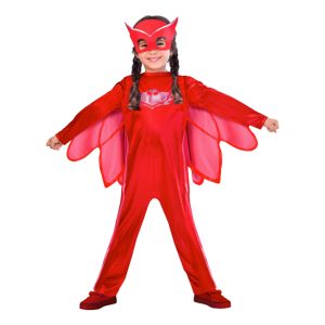 Pyjamashjältarna Ugglis Barn Maskeraddräkt - Large